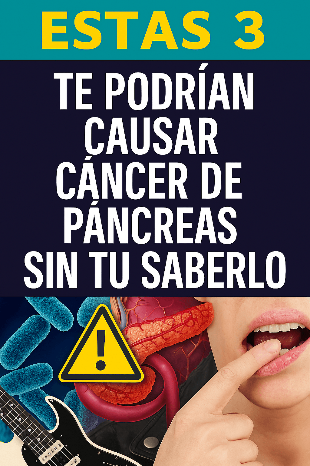 3 bacterias causantes de cancer pancreas