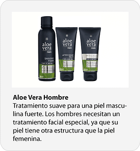 Cosmética Aloe Vera Hombre Cosmética hombre